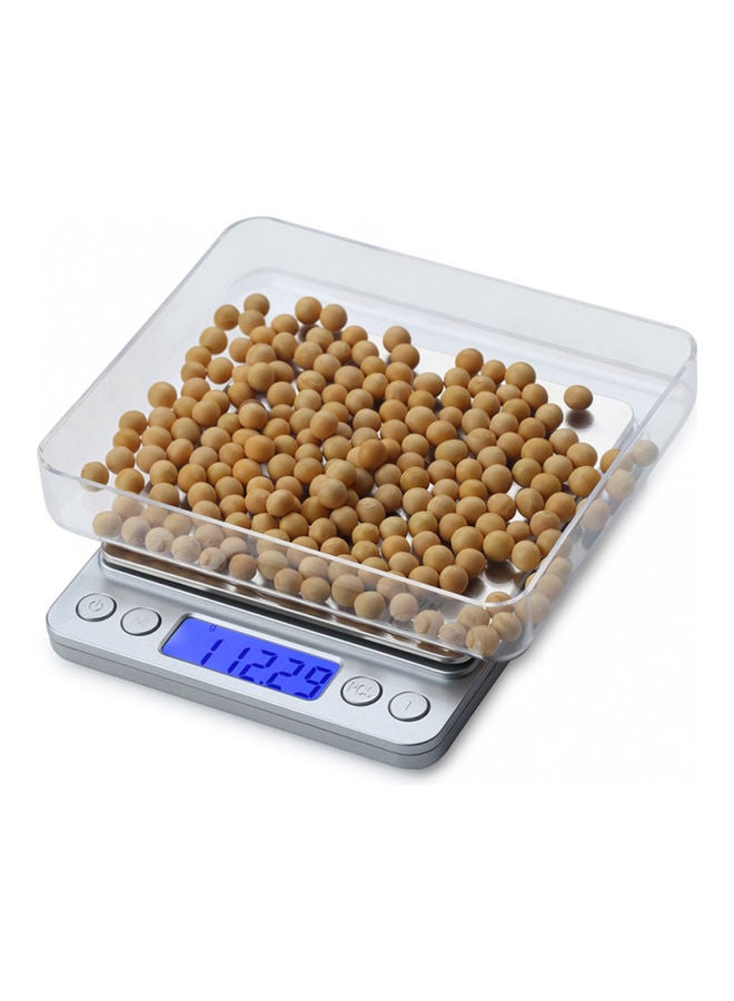 Generic - Electronic Mini Kitchen Weight Scale White/Silver - Image 1