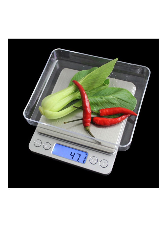 Generic - Electronic Mini Kitchen Weight Scale White/Silver - Image 1