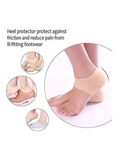 BrezzyCloud Silicone Gel Heel Pad Beige  - Image 3