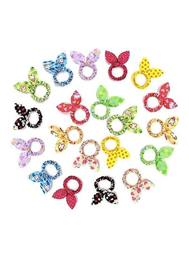 Drishti Fancy Rabbit Ears Elastic Set Multicolour - Image 1