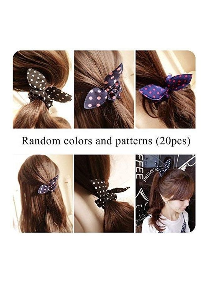 Drishti Fancy Rabbit Ears Elastic Set Multicolour - Image 2