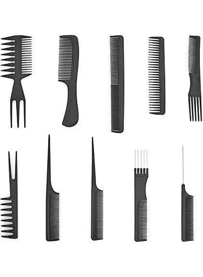 MACPLUS 10-Piece Barber Combs Black - Image 5