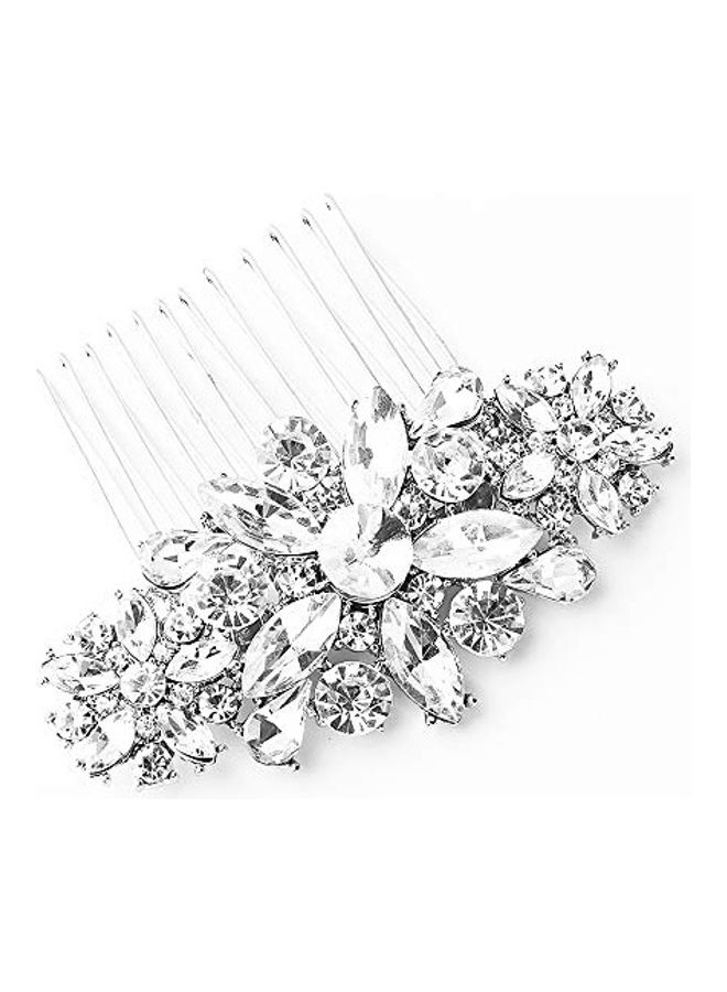 HapiBuy Crystal Hair Styling Accessory Silver - Image 1