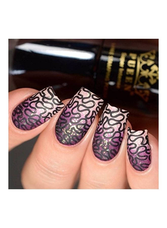 PUEEN Nail Art Stamping Plate White - Image 3