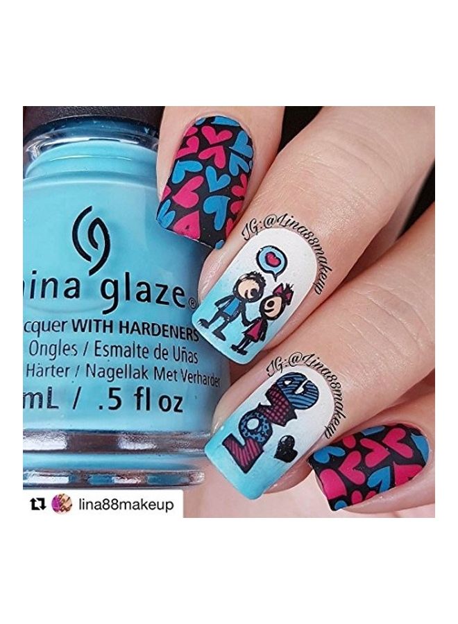 PUEEN Nail Art Stamping Plate White - Image 5