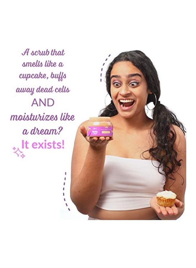 Plum Vanilla Vibes Sugar Body Scrub Brown 200grams - Image 3