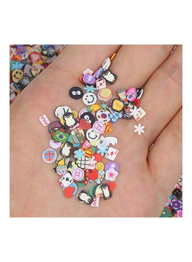 DIYASY 5000-Piece 3D Nail Art Slices Set Multicolour - Image 1