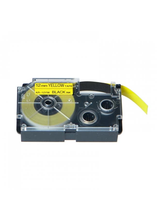 CASIO Label Printer Tape Yellow - Image 1