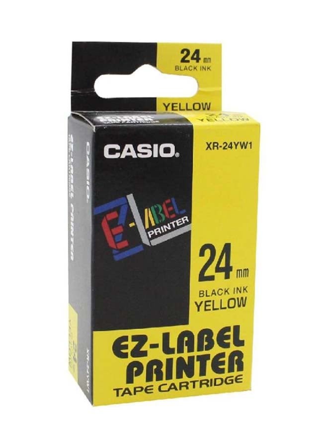 CASIO Label Printer Tape Yellow - Image 3