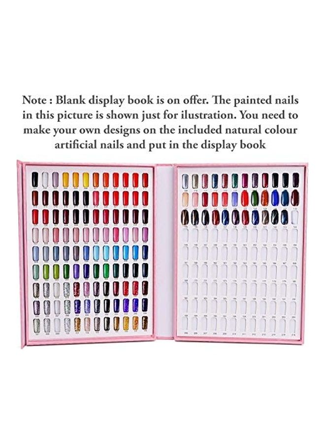 Store2508 Nail Gel Polish Display Book Album With 240 False Tips Multicolour - Image 4