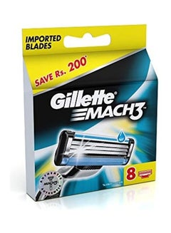 Gillette 8-Piece Cartridge Set Silver  - Image 2