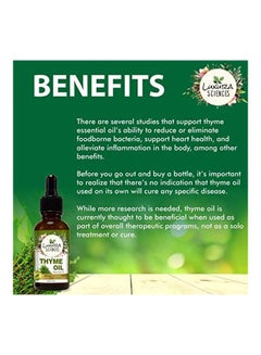 Luxura Sciences Thyme Essential Oil Clear 30ml  - Image 2