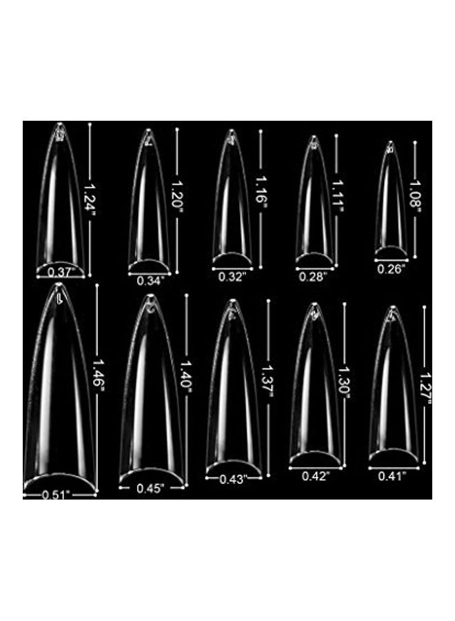 فيفاتشي Pack Of 2 Artificial Fake Nails Multicolour - Image 4