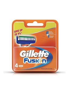 Gillette 4-Piece Fusion Razor Blade Set Silver  - Image 1