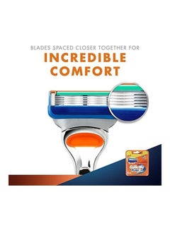 Gillette 4-Piece Fusion Razor Blade Set Silver  - Image 4