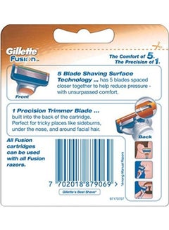Gillette 4-Piece Fusion Razor Blade Set Silver  - Image 3