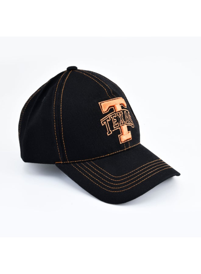 OFF LIMITS - Basic Embroidered Cap Black/Orange - Image 1