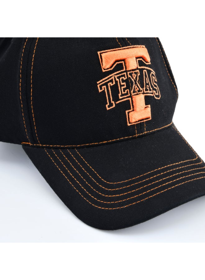 OFF LIMITS - Basic Embroidered Cap Black/Orange - Image 1