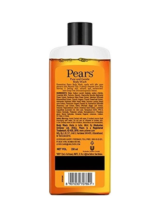 Pears Pure And Gentle Shower Gel With Loofah Orange 250ml - Image 3