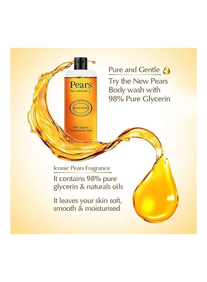 Pears Pure And Gentle Shower Gel With Loofah Orange 250ml - Image 4