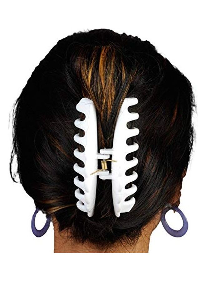 ACCESSHER 3-Piece Clip Set White - Image 5