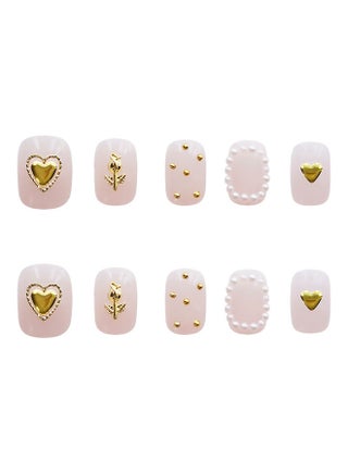 10-Piece False Nails Set Multicolour - v1626621204/N49243888A_1