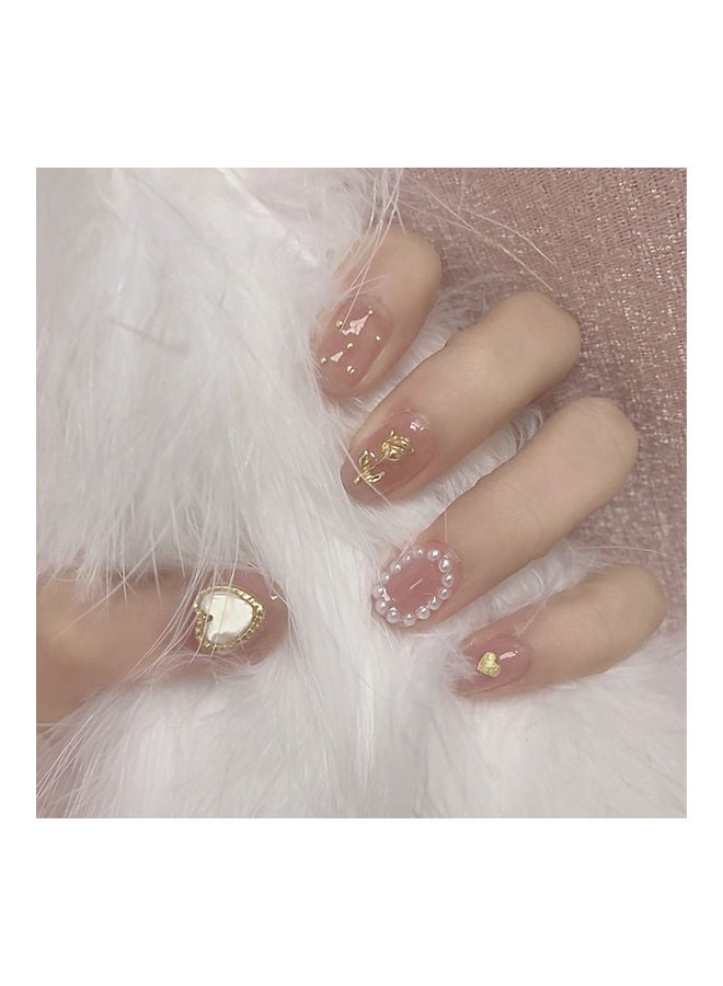 10-Piece False Nails Set Multicolour
