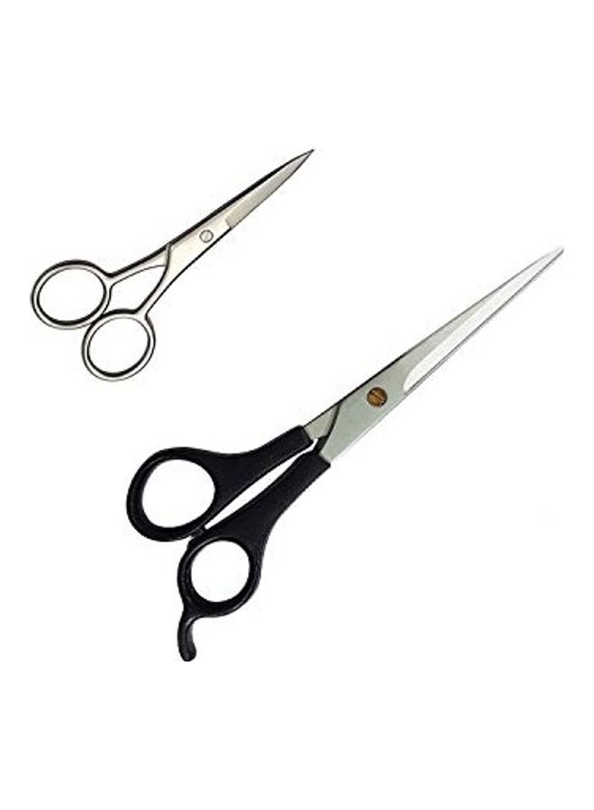 DANIAL 3-Piece Hair Cutting Scissors Set Silver/Black - Image 2