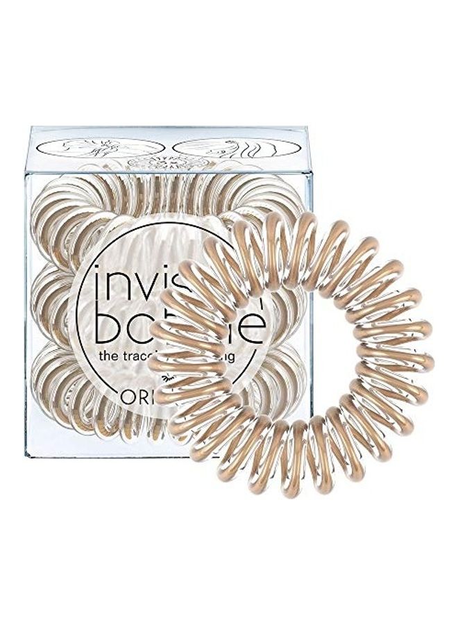 invisibobble 3-Piece The Traceless Hair Ring Set Bronze - Image 3