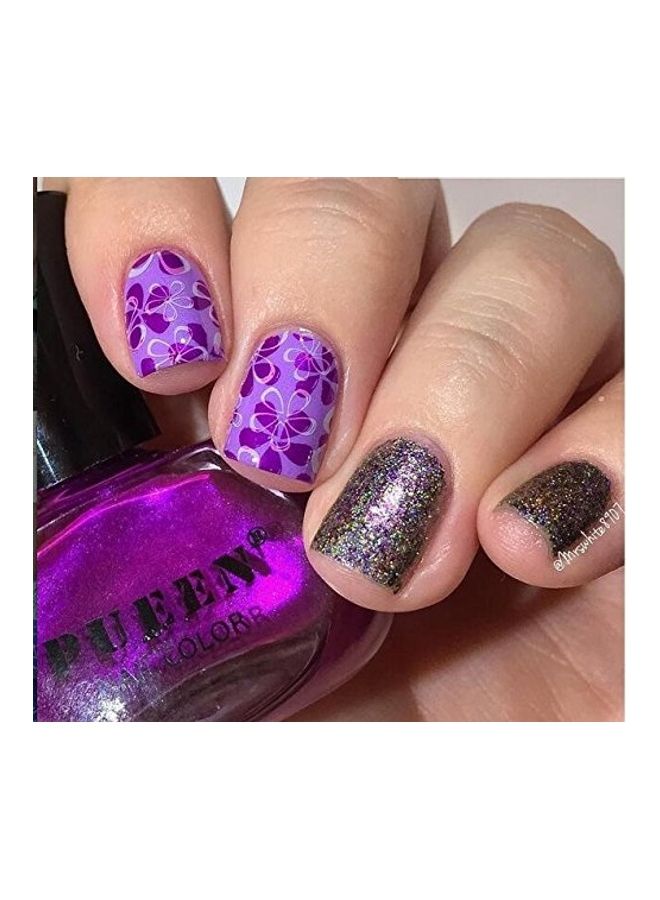 PUEEN Nail Art Stamping Plate White/Black - Image 5