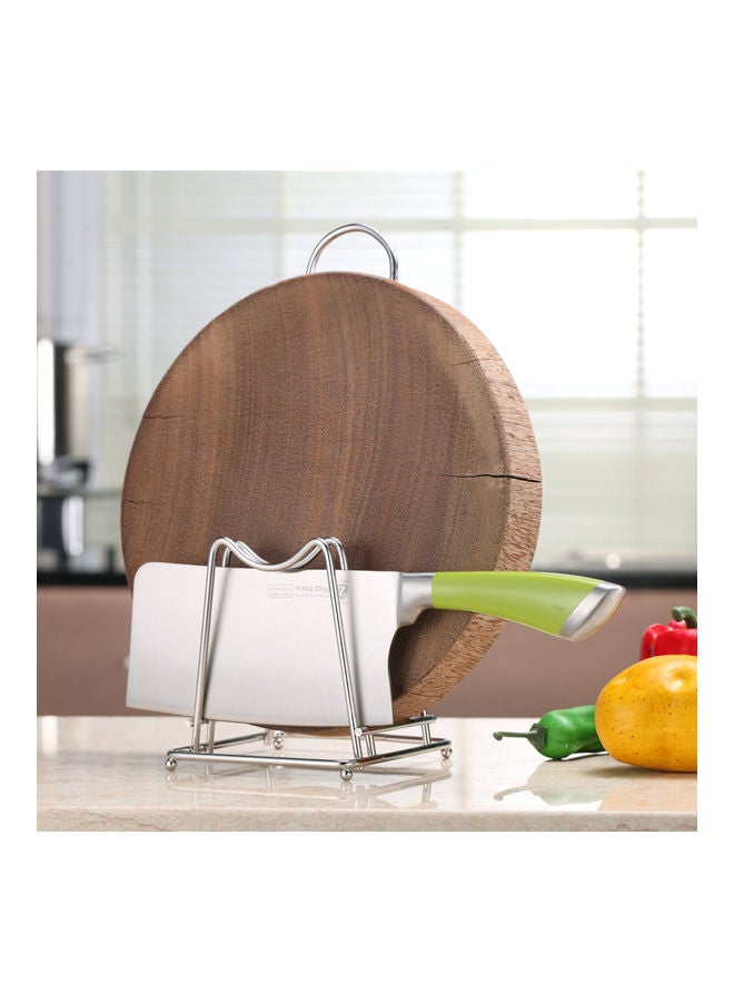 Stainless Steel Cutting Board Holder Silver 13.0x12.5x12.5cm  - Image 3