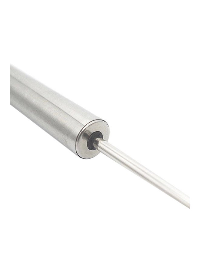 Semi-Automatic Egg Beater Stainless Steel Mixing Tool Milk Cream Butter Whisk Mixer Kitchen Tool Silver - Image 4