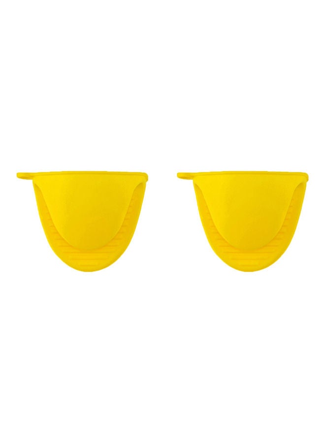 زوج من قفازات الفرن السميكة أصفر 15x10x5سم - Image 1