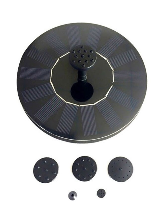 Generic Water Floating Solar Powered Fountain Pump Black  - Image 1