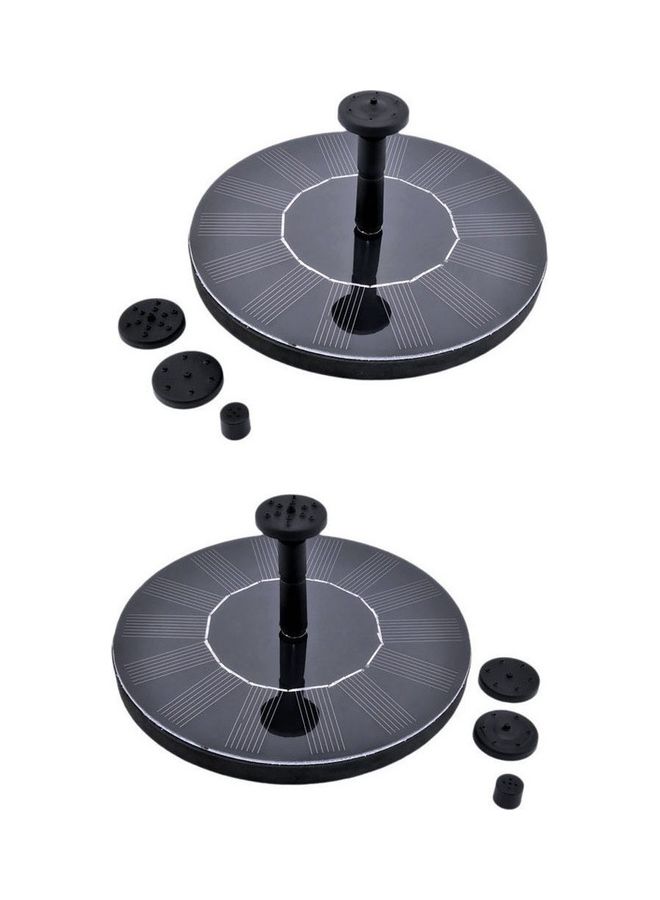 Generic Water Floating Solar Powered Fountain Pump Black  - Image 3