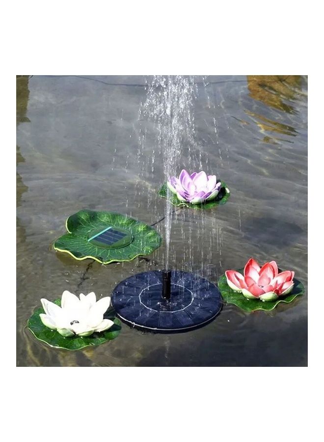 Generic Water Floating Solar Powered Fountain Pump Black  - Image 4