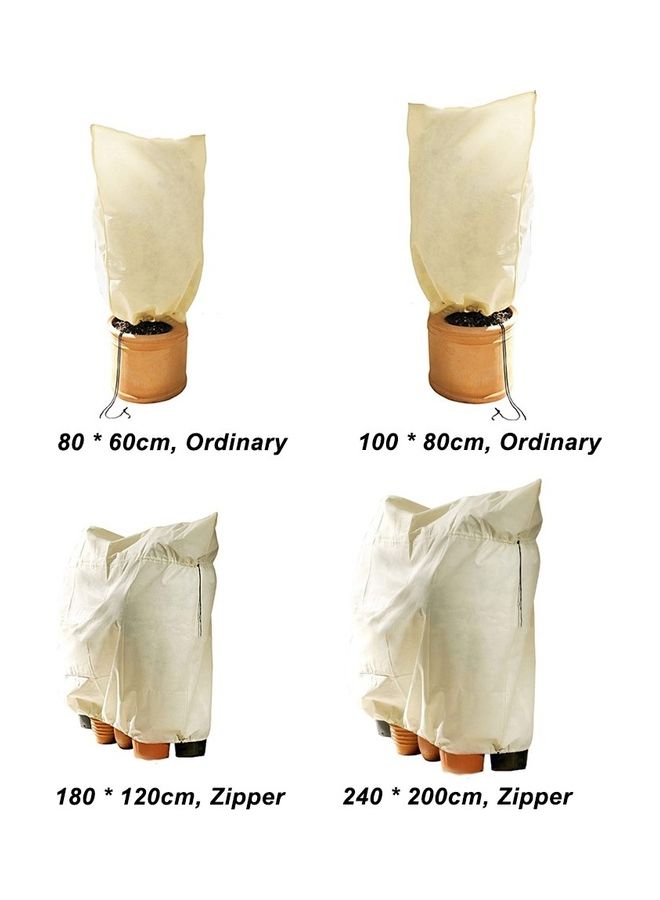Generic Outdoor Garden Plant Protective Bag Beige  - Image 2