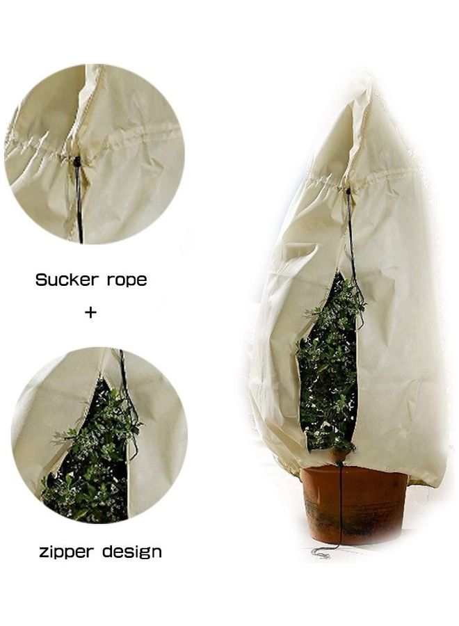 Generic Outdoor Garden Plant Protective Bag Beige  - Image 3