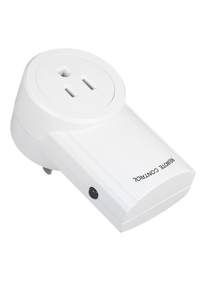 Remote Control Wireless Light Switch Plug White