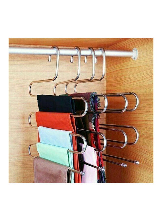 Zigzag Clothes Hanger Silver 