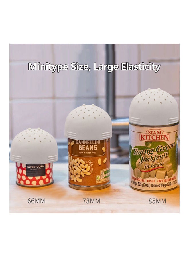 Portable Minitype Colander Silica Gel Filter Cover White - Image 2