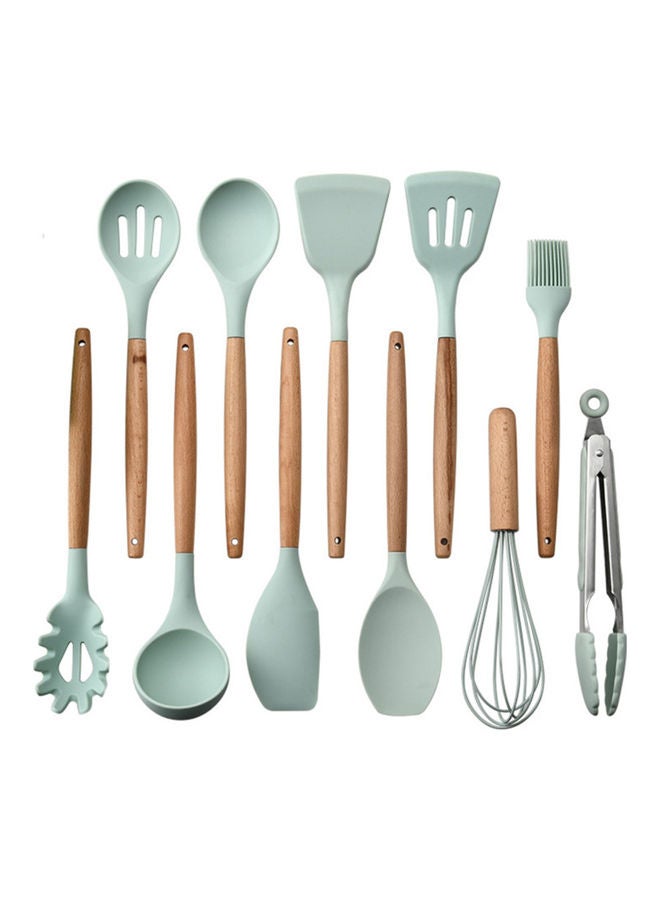 11-Piece Cooking Utensils Set Blue/Beige  - Image 1