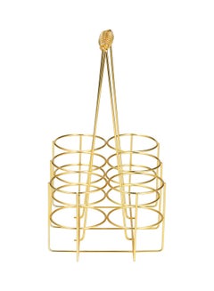 Generic Wine Caddy Stand Gold  - Image 2