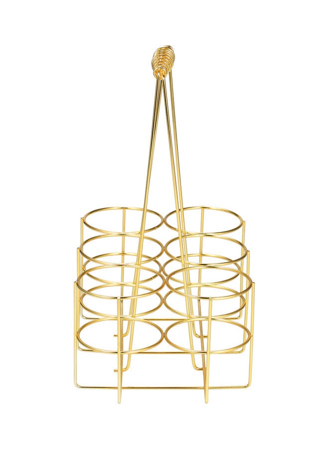Wine Caddy Stand Gold  - Image 2