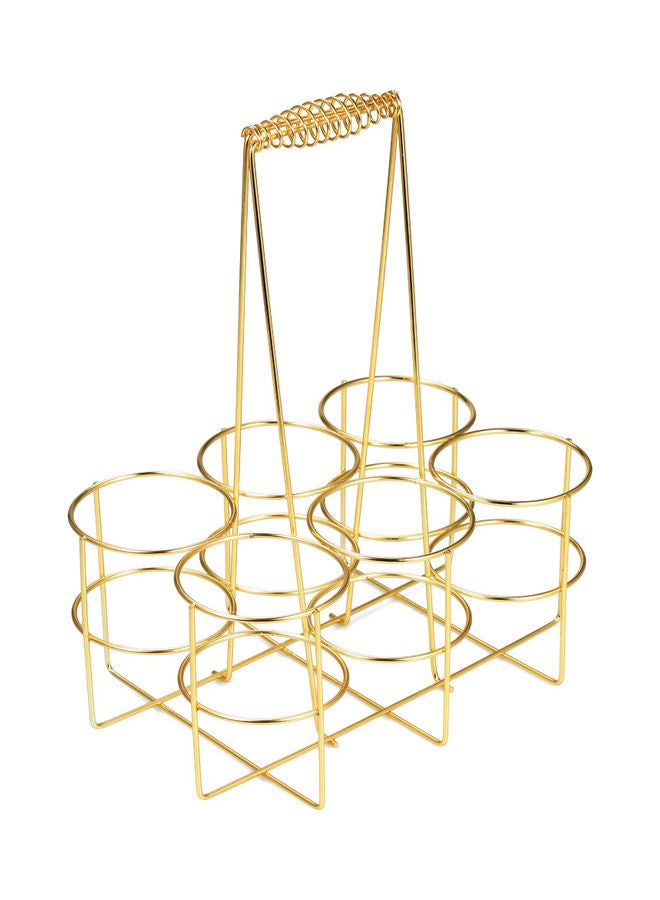 Wine Caddy Stand Gold  - Image 1