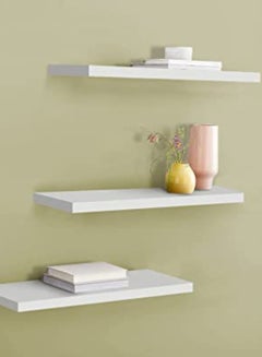 Switch Floating Decorative Wooden Wall Shelf For The Perfect Stylish Home White 1100*260*39mm  - Image 1