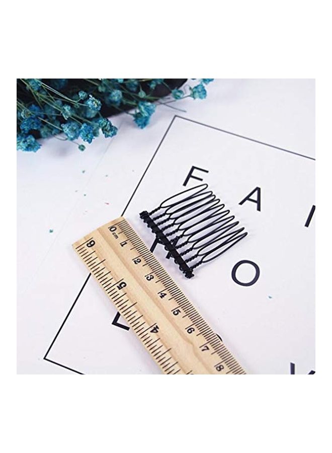 كويبي طقم أمشاط مكون من 10 قطع أسود - Image 3