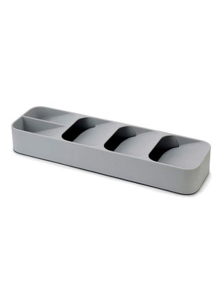 Cutlery Store Drawer Organizer With Icons Grey 39.6x11.0x5.5cm - v1626625448/N49245158A_1