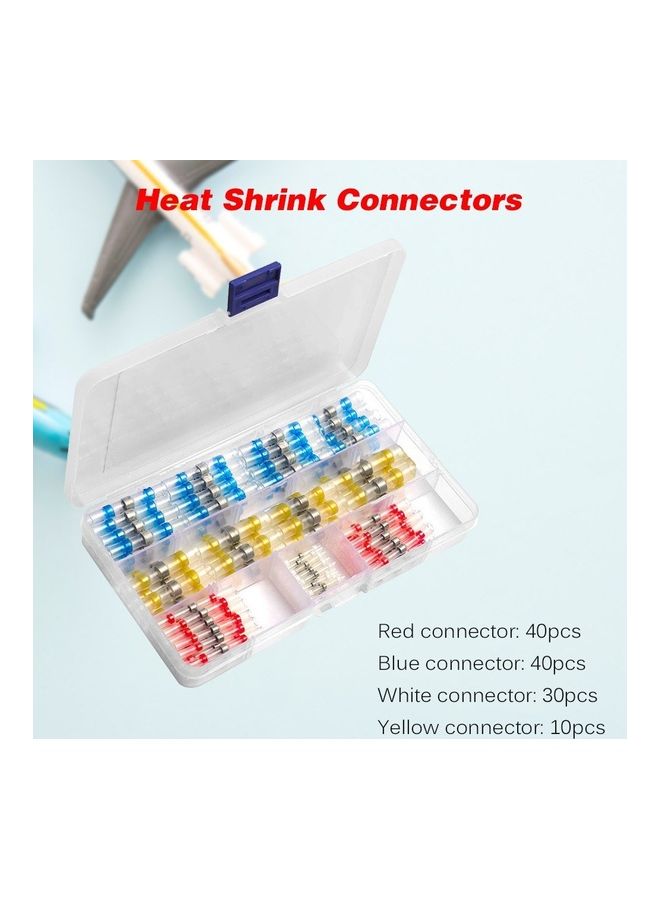 120-Piece Waterproof Wire Connectors with Storage Case Multicolour - Image 2