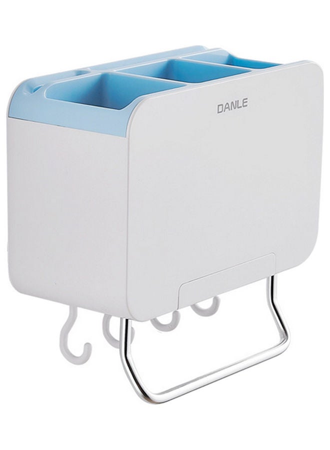 Multi-Functional Wall Mount Chopstick Holder White 20.5x14.5x9.5cm  - Image 1